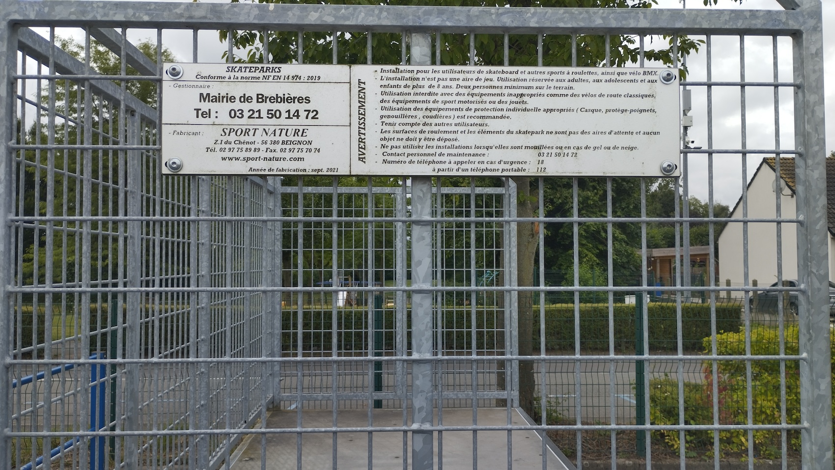 Brebières skatepark